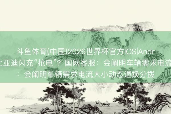 斗鱼体育(中国)2026世界杯官方IOS|Android手机app下载 比亚迪闪充“抢电”？国网客服：会阐明车辆需求电流大小动态退换分拨